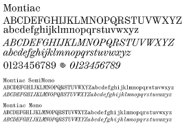 Montiac Font